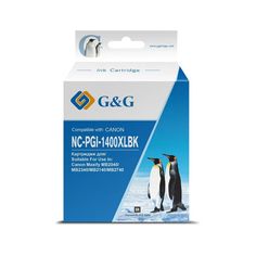 Картридж для струйного принтера G&G (GG-PGI-1400XLBK) черный, совместимый