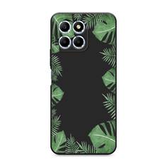 Чехол Awog на Honor X6/X6s "Листья папоротника рамка"