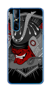 Чехол на Vivo V15 Pro "Красная маска самурая" Case Place