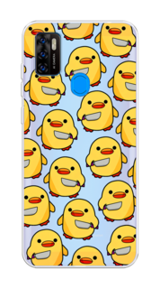 Чехол на ZTE Blade A7s 2020 "Утка с ножом" Case Place