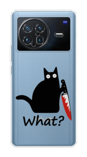 Чехол на Vivo X Note "Котик с ножом" Case Place