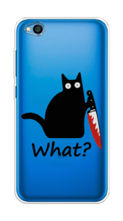 Чехол на Xiaomi Redmi Go "Котик с ножом" Case Place