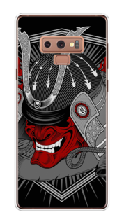 Чехол на Samsung Galaxy Note 9 "Красная маска самурая" Case Place