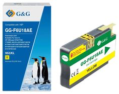 Картридж для струйного принтера G&G (GG-F6U18AE) желтый, совместимый