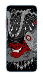 Чехол на Poco M4 Pro 4G "Красная маска самурая" Case Place