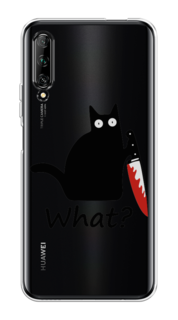 Чехол на Huawei Y9s "Котик с ножом" Case Place