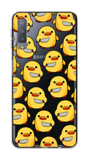 Чехол на Samsung Galaxy A7 2018 "Утка с ножом" Case Place