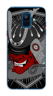 Чехол на Samsung Galaxy A6 "Красная маска самурая" Case Place