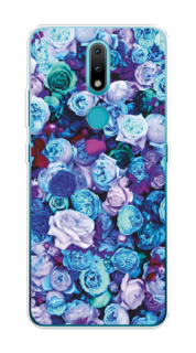 Чехол на Nokia 2.4 "Цветочный ковер" Case Place