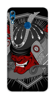 Чехол на Honor 8X Max "Красная маска самурая" Case Place