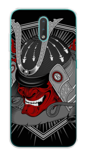 Чехол на Nokia 2.3 "Красная маска самурая" Case Place