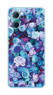 Чехол на Oppo Reno 7 5G "Цветочный ковер" Case Place