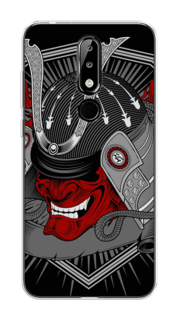 Чехол на Nokia 5.1 Plus (X5) "Красная маска самурая" Case Place