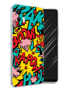 Чехол Awog на Infinix Hot 20S "Постер pop art"