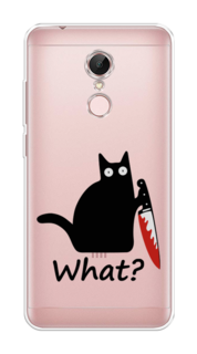 Чехол на Xiaomi Redmi 5 "Котик с ножом" Case Place