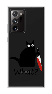 Чехол на Samsung Galaxy Note 20 Ultra "Котик с ножом" Case Place