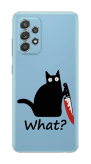 Чехол на Samsung Galaxy A33 5G "Котик с ножом" Case Place