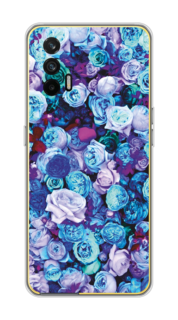 Чехол на Oppo Realme GT "Цветочный ковер" Case Place