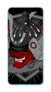 Чехол на Alcatel 3 5053Y (2019) "Красная маска самурая" Case Place