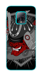 Чехол на Xiaomi Redmi 10X Pro 5G "Красная маска самурая" Case Place