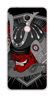 Чехол на Xiaomi Redmi 5 "Красная маска самурая" Case Place