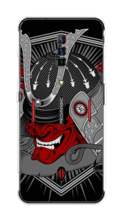 Чехол на ZTE Nubia Red Magic 6 "Красная маска самурая" Case Place