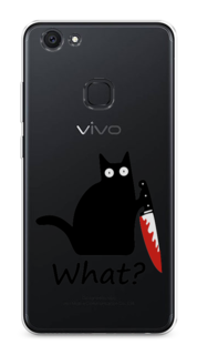 Чехол на Vivo V7 Plus "Котик с ножом" Case Place