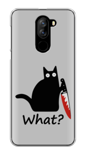 Чехол на Doogee X60L "Котик с ножом" Case Place