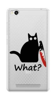 Чехол на Xiaomi Redmi 3 "Котик с ножом" Case Place