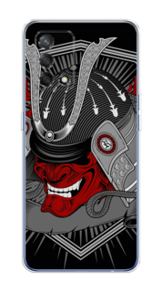 Чехол на OPPO A74 4G "Красная маска самурая" Case Place