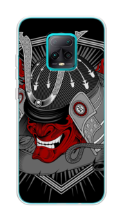 Чехол на Xiaomi Redmi 10X 5G "Красная маска самурая" Case Place