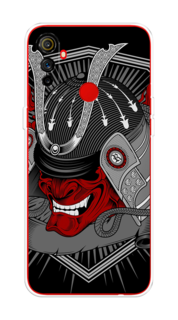 Чехол на Realme C3 "Красная маска самурая" Case Place