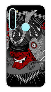 Чехол на Xiaomi Redmi Note 8 "Красная маска самурая" Case Place