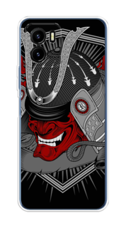 Чехол на Vivo Y15s "Красная маска самурая" Case Place