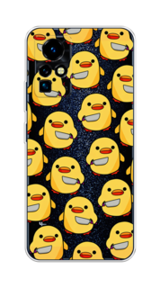 Чехол на Infinix Zero X Pro "Утка с ножом" Case Place