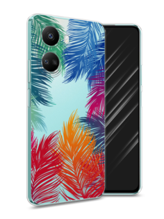 Чехол Awog на Huawei nova 10 SE "Рамка из перьев"