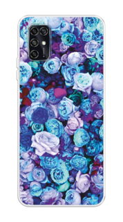 Чехол на ZTE Blade V2020 Smart "Цветочный ковер" Case Place