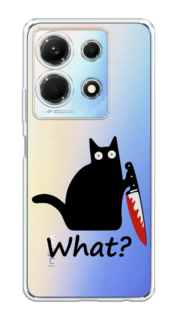 Чехол на Infinix Note 30 4G "Котик с ножом" Case Place