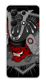 Чехол на Infinix Note 30 4G "Красная маска самурая" Case Place