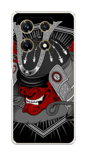 Чехол на Infinix Note 30 Pro "Красная маска самурая" Case Place