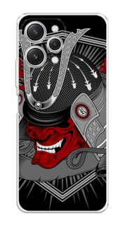 Чехол на Xiaomi Redmi 12 "Красная маска самурая" Case Place