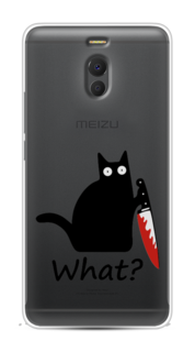 Чехол на Meizu M6 Note "Котик с ножом" Case Place