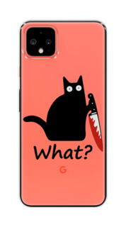 Чехол на Google Pixel 4 XL "Котик с ножом" Case Place