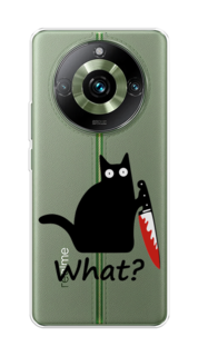 Чехол на Realme 11 Pro "Котик с ножом" Case Place