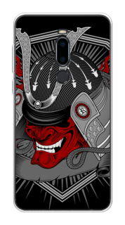 Чехол на Meizu M8 "Красная маска самурая" Case Place