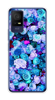 Чехол на TCL 408 "Цветочный ковер" Case Place