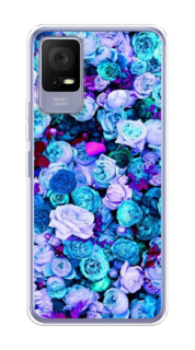 Чехол на TCL 405 "Цветочный ковер" Case Place