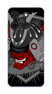 Чехол на Infinix Smart 7 Plus "Красная маска самурая" Case Place