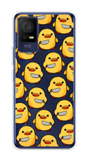 Чехол на TCL 408 "Утка с ножом" Case Place