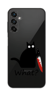 Чехол на Samsung Galaxy A25 5G "Котик с ножом" Case Place